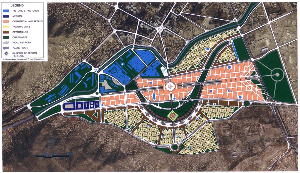Plan de desarrollo urbano de Kabul.