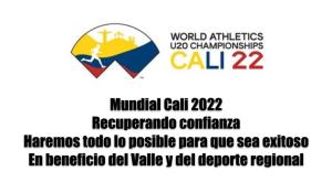Mundial de atletismo apoyado en Asamblea departamental