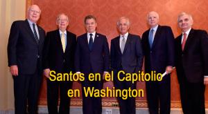 Santos en el  Capitolio en Washington