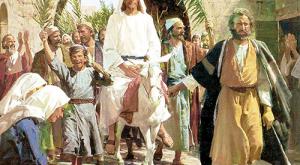 La entrada de Jesus a Jerusalen