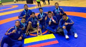 15 medallas sumó Colombia en Sudamericano Juvenil de Lucha
