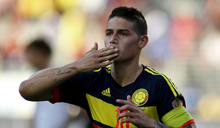 JAMES SELECCION COLOMBIA