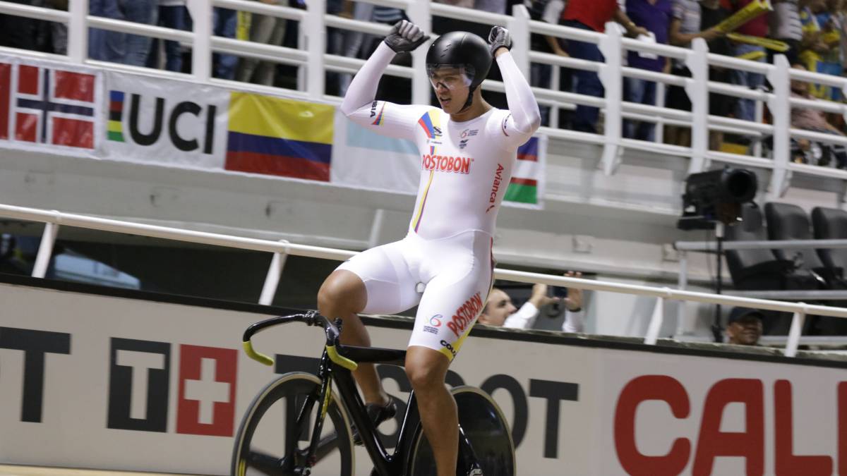 Oro Colombia en Copa Mundo de pista Cali 2017
