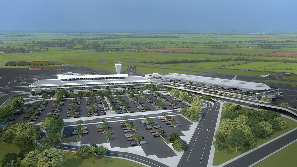 Terminal internacional del Bonilla Aragón en Palmaseca