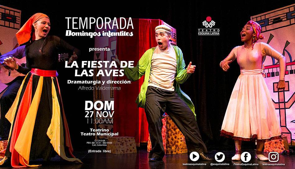 Teatro Esquina Latina: Obra "La fiesta de las aves"