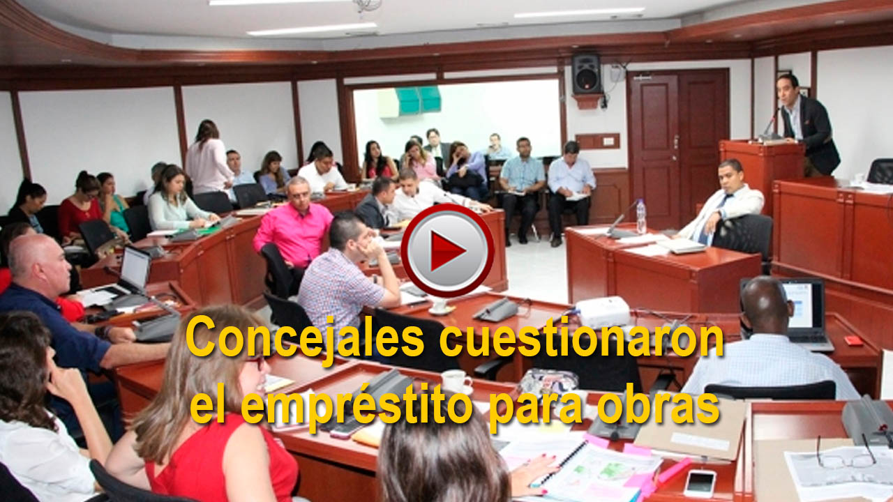 Concejales cuestionaron el empréstito para obras