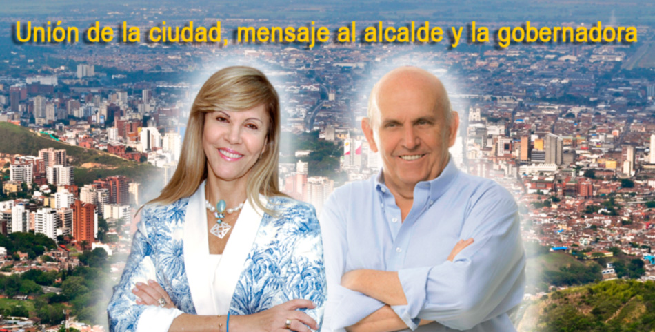 Unión de la ciudad, mensaje al alcalde y la gobernadora