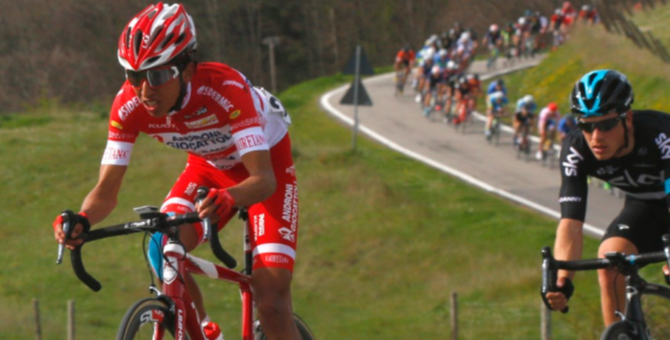 Egan Bernal, el mejor joven en el Tour de los Alpes