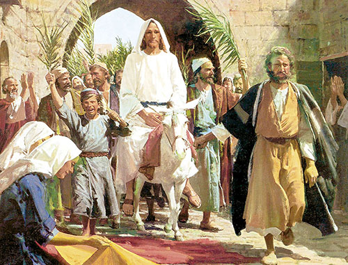 La entrada de Jesus a Jerusalen