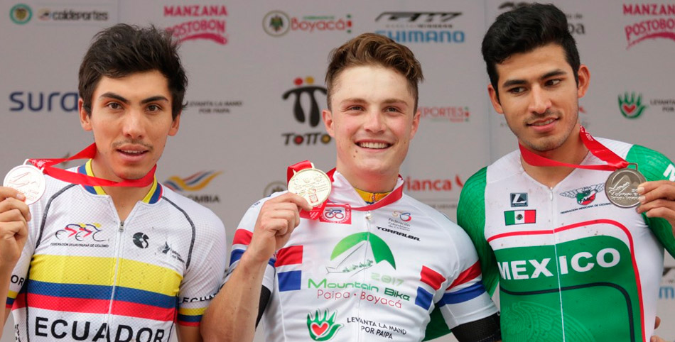 Colombia, oro y bronce, en el Panamericano de MTB, en Paipa