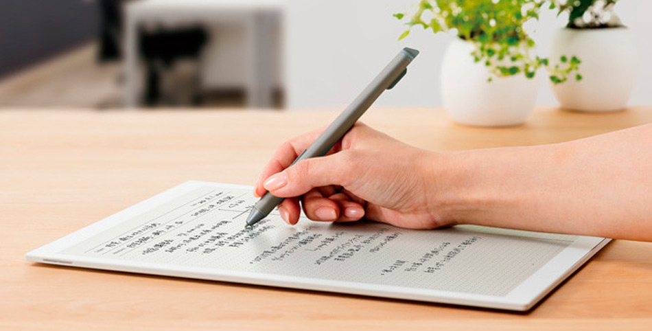 El cuaderno del futuro creado por Sony