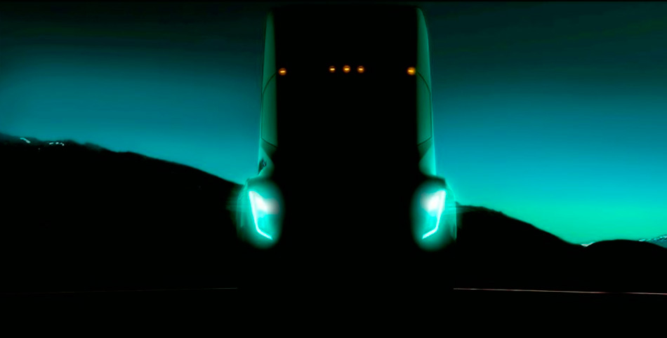 Primera imagen del próximo camión eléctrico de Tesla