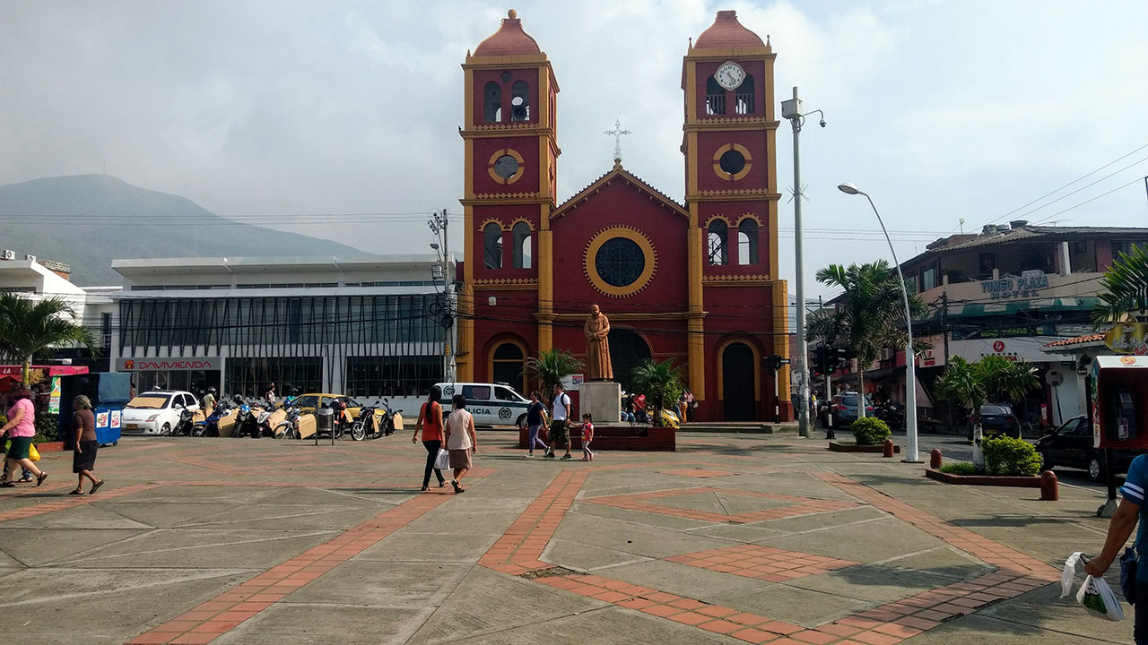 Fotografía de iglesia de Yumbo Valle del Cauca