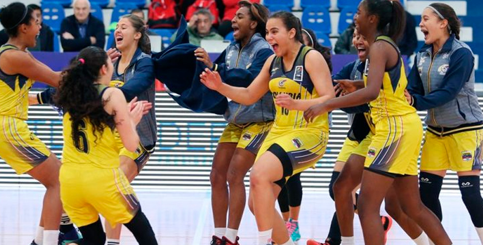 Colombia clasificó al Mundial Sub 17 Femenino de Baloncesto