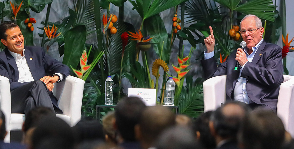 Presidente Kuczynski llegó a la ciudad de Cali