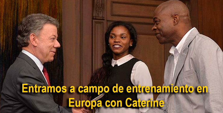 Entramos a campo de entrenamiento en Europa con Caterine