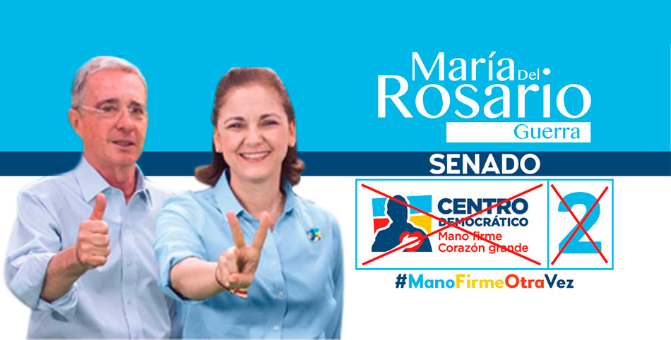 María del Rosario Guerra, la No 2 de Uribe