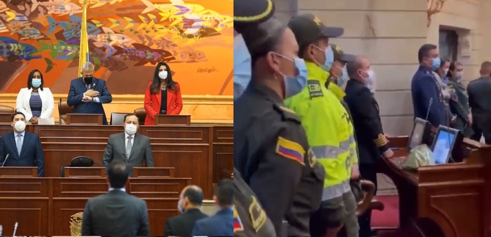 Policia en la Cámara