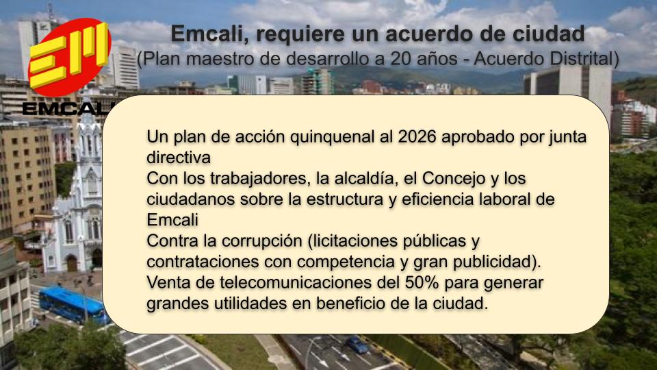 Emcali 90 años, última oportunidad
