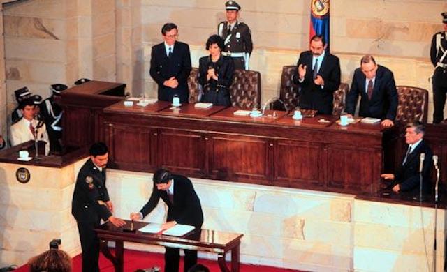 Firma Constitución del 91