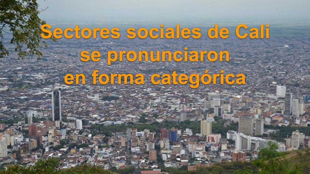 Observaciones de los caleños al alcalde Ospina