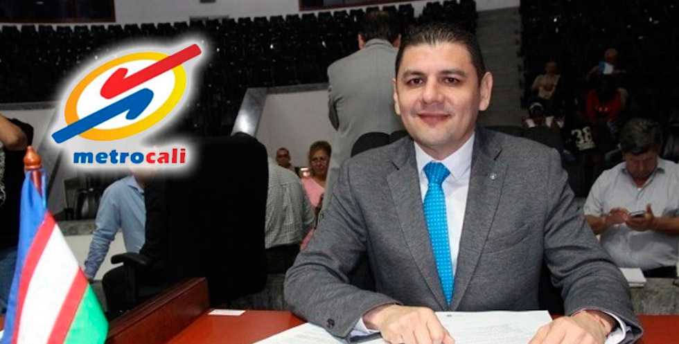 presidente de METROCALI Oscar Ortiz