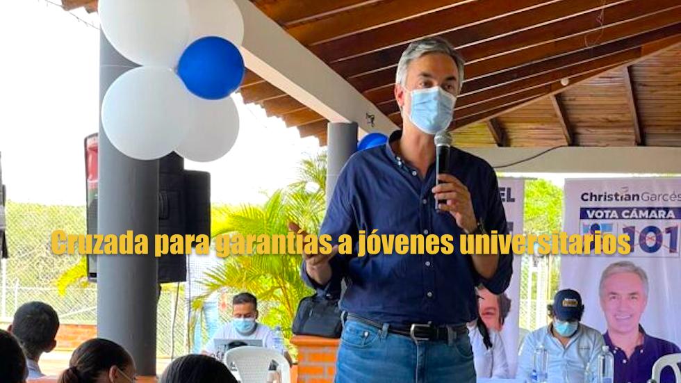 Lejos de estar satisfechos con calidad de educación: Christian Garcés