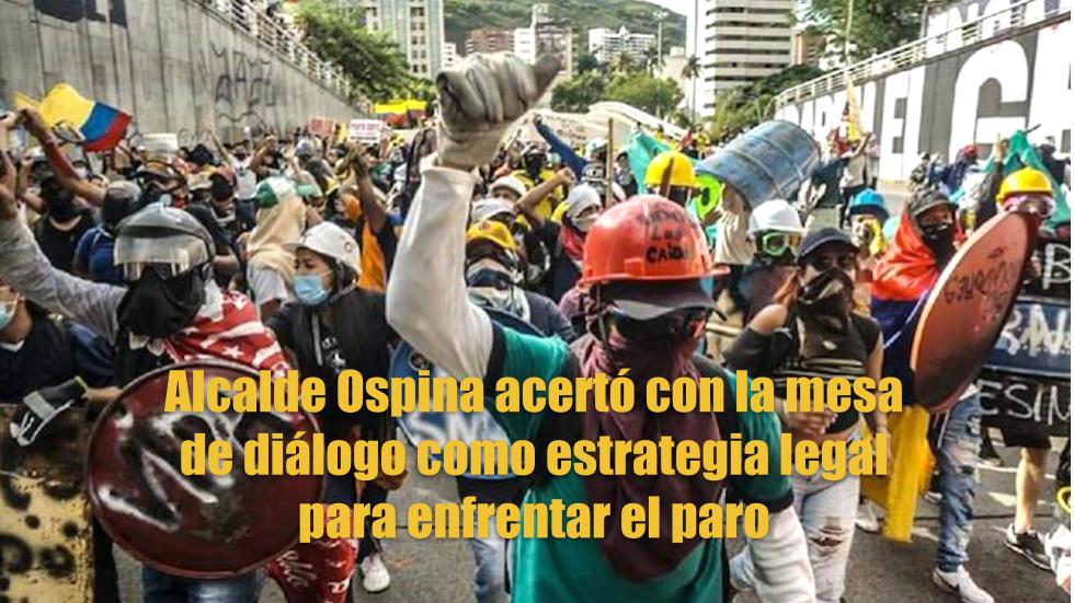 mesa de dialogo con los líderes Primera Línea