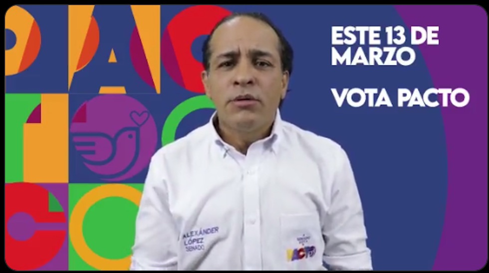 Los mensajes de Alexander López al senado por el Pacto Histórico