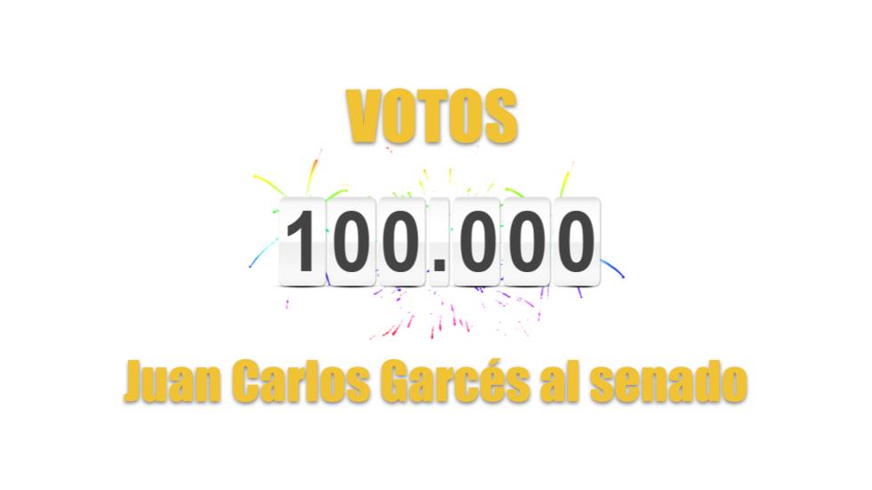 Juan Carlos Garcés candidato al Senado