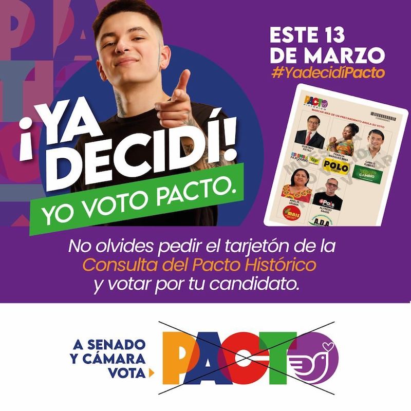 Los mensajes de Alexander López al senado por el Pacto Histórico