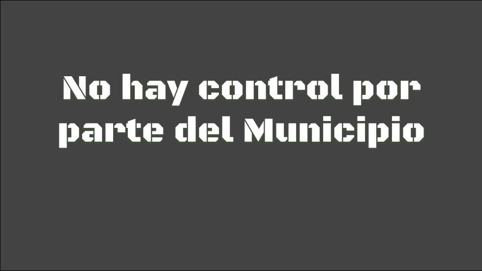 El mugre en el CAM y el Paseo Bolivar