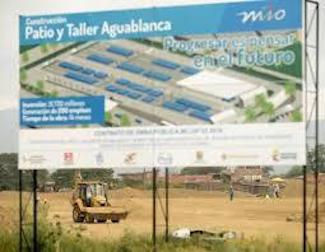 Laguna del Pondaje y patios talleres Aguablanca