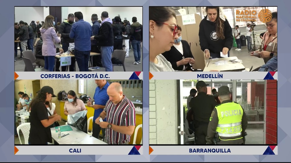 Se inicia el procedimiento de destrucción de los tarjetones no utilizados para continuar con el preconteo.