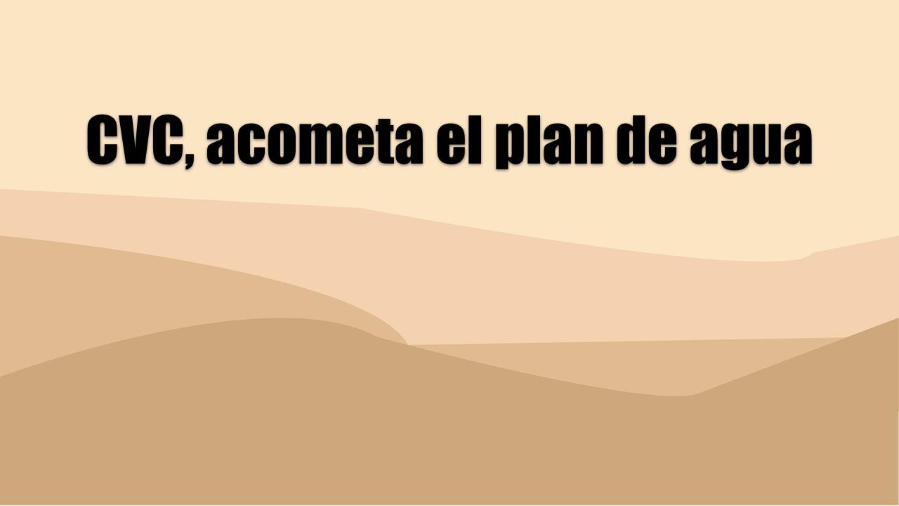 Planeación y agua para el futuro